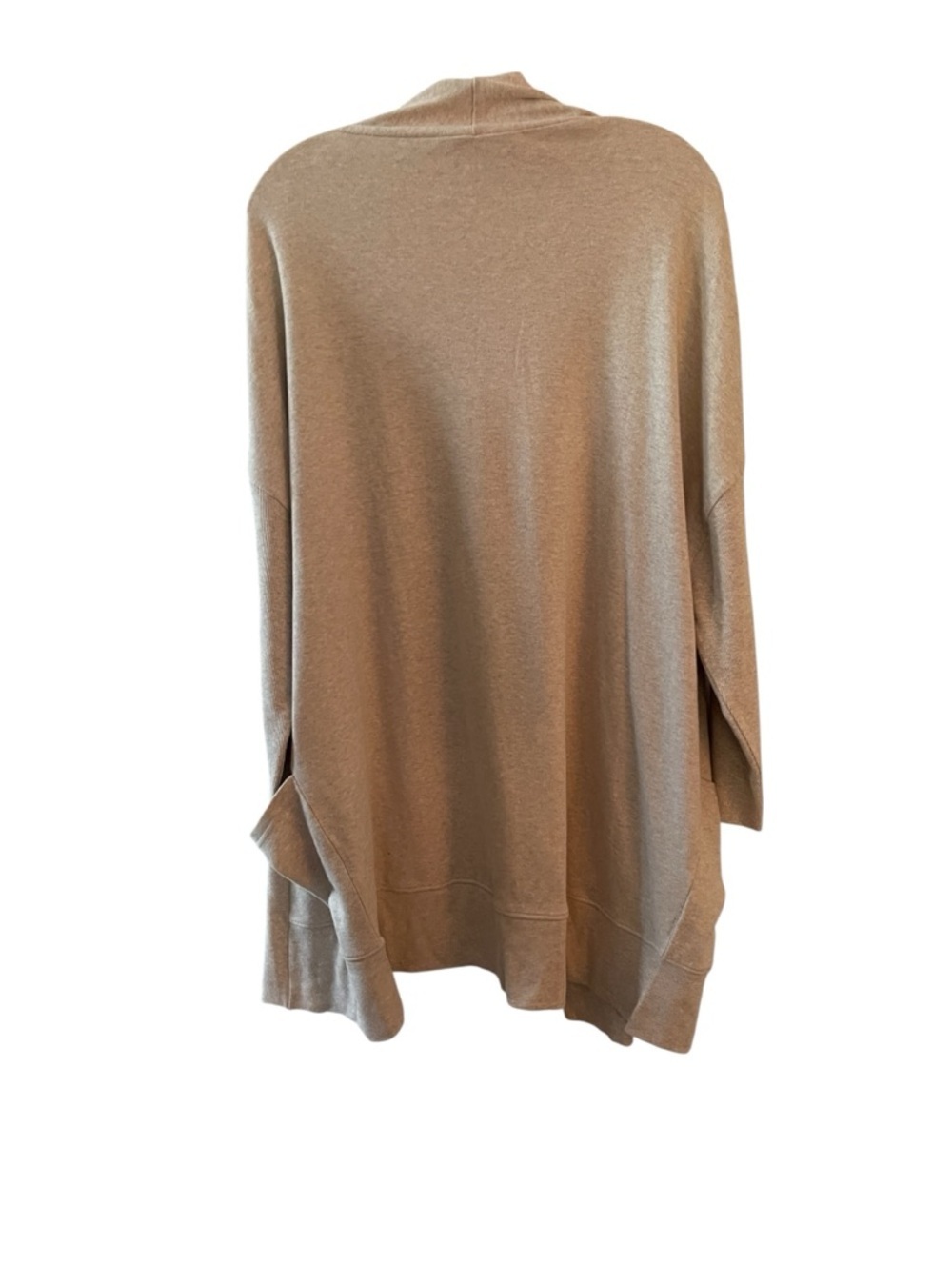 Pact Airplane Wrap Cardigan M/L Beige Organic Cotton Oversized Travel Sweater - Picture 6 of 9